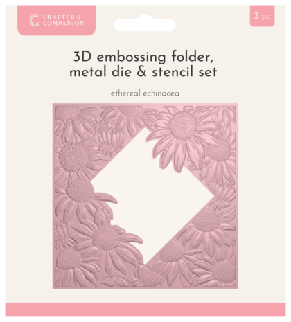 Crafter's Companion 3D Emboss Macro Aperture Folders Ethereal Echinacea (CC-3DEF5.5-MD-STEN-ETEC) Crafter's Companion 3D Emboss Macro Aperture Folders Ethereal Echinacea (CC-3DEF5.5-MD-STEN-ETEC)