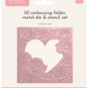Crafter's Companion 3D Emboss Macro Aperture Folders Radiant Rose (CC-3DEF5.5-MD-STEN-RARO) Crafter's Companion 3D Emboss Macro Aperture Folders Radiant Rose (CC-3DEF5.5-MD-STEN-RARO)