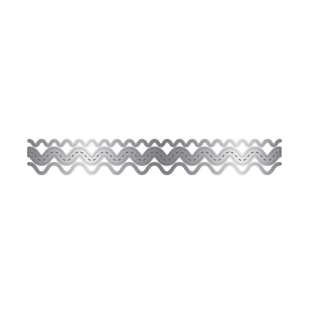 Crafter's Companion Ric Rac Metal Die Edgeable Waves (CC-MD-EDG-WAVE) Crafter's Companion Ric Rac Metal Die Edgeable Waves (CC-MD-EDG-WAVE)