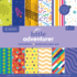 Little Adventurer 6x6 Inch Paper Pad Bold Patterns (CC-PAD6-BOPA)