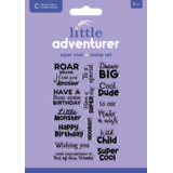 Crafter's Companion Little Adventurer Clear Acrylic Stamp Set Super Cool Sentiments (CC-CA-ST-SUCS)