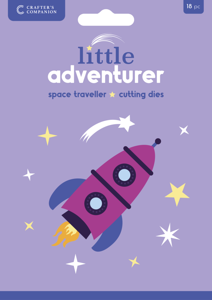 Crafter's Companion Little Adventurer Metal Die Set Space Traveller (CC-MD-SPTR)