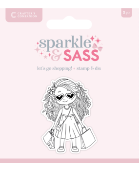 Crafter's Companion Sparkle and Sass Stamp & Die Let's go Shopping! (CC-STD-LGSH)