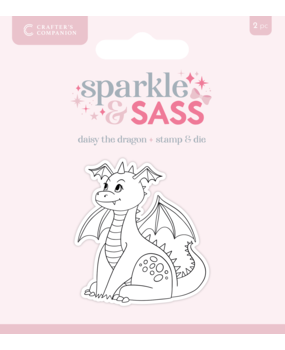 Crafter's Companion Sparkle and Sass Stamp & Die Daisy the Dragon (CC-STD-DADR)