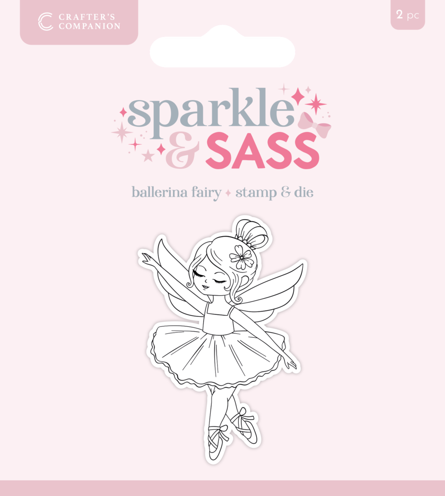 Crafter's Companion Sparkle and Sass Stamp & Die Ballerina Fairy (CC-STD-BAFA)