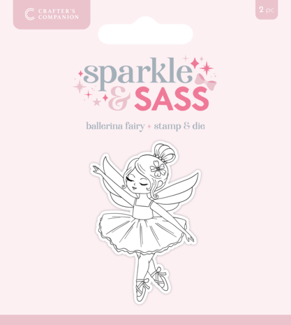 Crafter's Companion Sparkle and Sass Stamp & Die Ballerina Fairy (CC-STD-BAFA)
