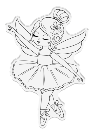 Crafter's Companion Sparkle and Sass Stamp & Die Ballerina Fairy (CC-STD-BAFA)
