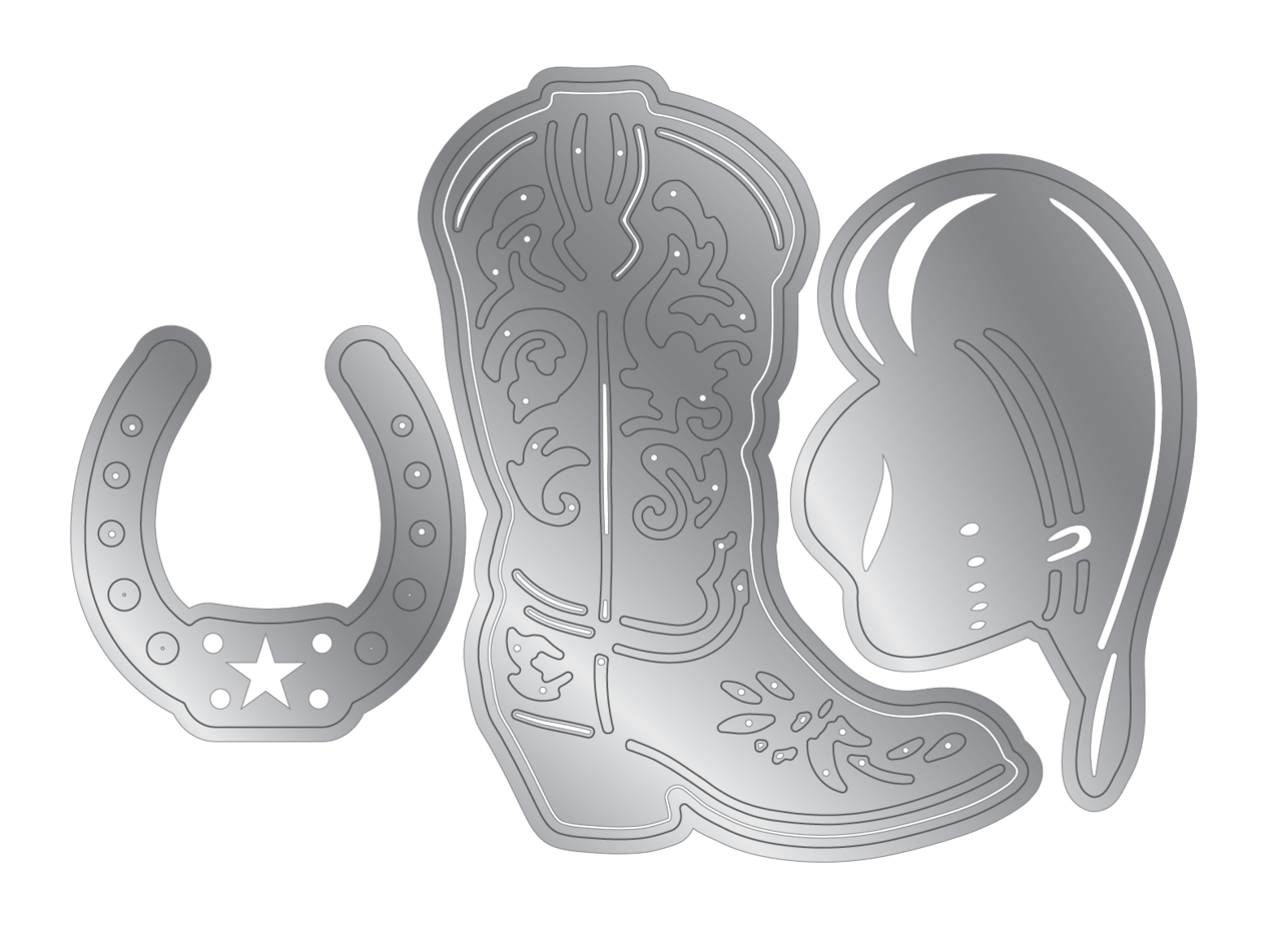 Crafter's Companion Western Collection Metal Die Wild West (WC-MD-WIWE)