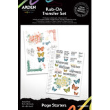 Arden Creative Studio Page Starters 6x8 Inch Rub-On Transfer Set (ACSRO0002)