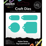 Arden Creative Studio Maker Series Craft Dies - Tag Essentials 02 (ACSCD0007)
