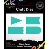 Arden Creative Studio Maker Series Craft Dies - Banner Shapes 01 (ACSCD0008)