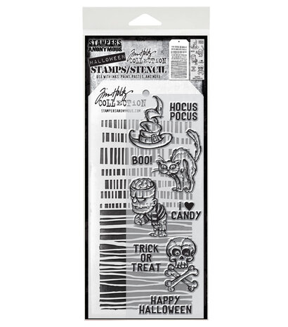 Stampers Anonymous Mixed Media #30 Tim Holtz Stamps/Stencil (THMM130) Stampers Anonymous Mixed Media #30 Tim Holtz Stamps/Stencil (THMM130)