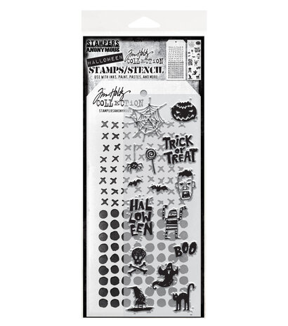 Stampers Anonymous Mixed Media #47 Tim Holtz Stamps/Stencil (THMM147) Stampers Anonymous Mixed Media #47 Tim Holtz Stamps/Stencil (THMM147)