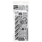 Stampers Anonymous Mixed Media #54 Tim Holtz Stamps/Stencil (THMM154)