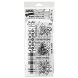 Stampers Anonymous Blueprint Christmas #2 Tim Holtz Stamps/Stencil (THMM192)