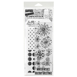 Stampers Anonymous Retro Flakes Tim Holtz Stamps/Stencil (THMM185)