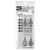 Stampers Anonymous Scribbly Christmas Tim Holtz Stamps/Stencil (THMM178)