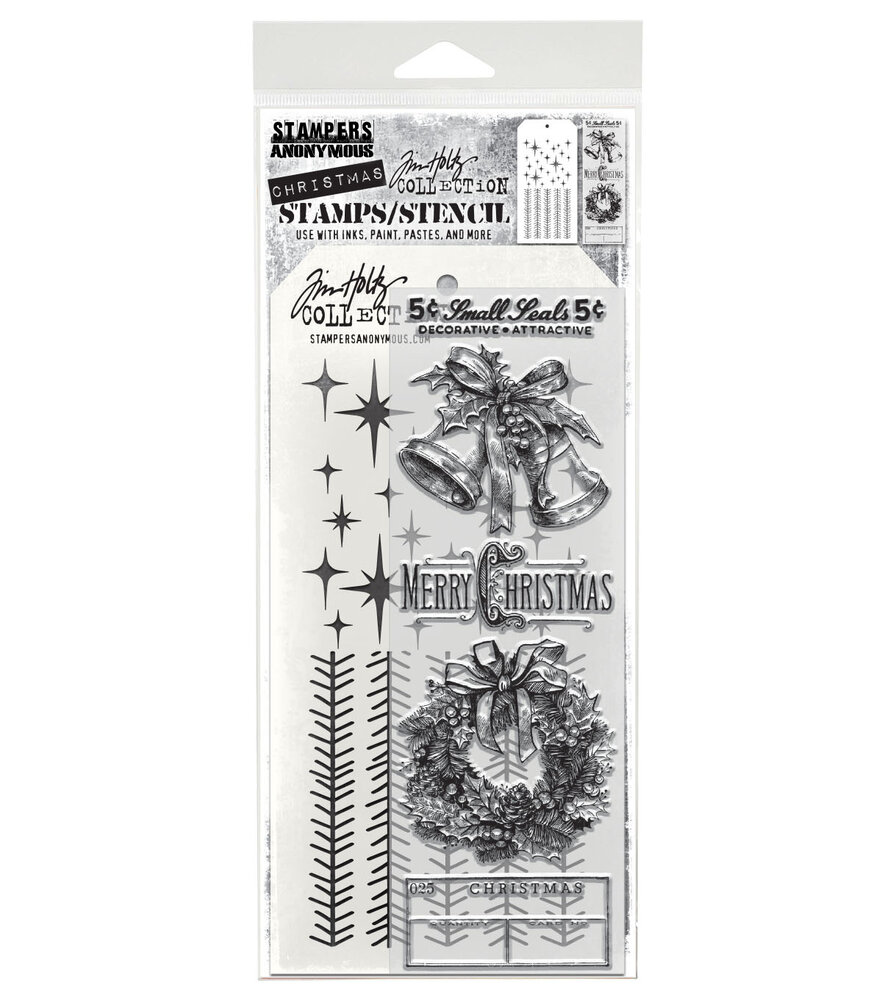 Stampers Anonymous Department Store Tim Holtz Stamps/Stencil (THMM177) Stampers Anonymous Department Store Tim Holtz Stamps/Stencil (THMM177)