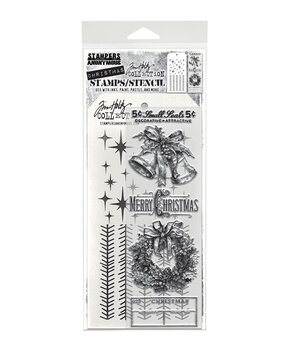 Stampers Anonymous Department Store Tim Holtz Stamps/Stencil (THMM177)