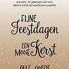 Studio Light Alle Goeds NL Christmas Clear Stamp (SL-ES-STAMP851) Studio Light Alle Goeds NL Christmas Clear Stamp (SL-ES-STAMP851)
