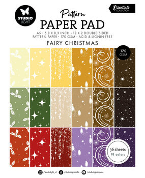 Studio Light Fairy Christmas A5 Christmas Pattern Paper Pad (SL-ES-PPP342)