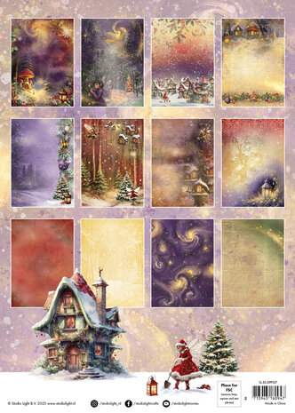 Studio Light Fairy Christmas A4 Christmas Designer Paper Pad (SL-ES-DPP337) Studio Light Fairy Christmas A4 Christmas Designer Paper Pad (SL-ES-DPP337)