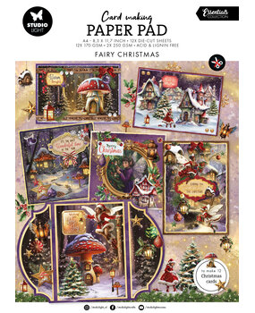 Studio Light Fairy Christmas A4 Christmas Card Making Paper Pad (SL-ES-CMP19) Studio Light Fairy Christmas A4 Christmas Card Making Paper Pad (SL-ES-CMP19)