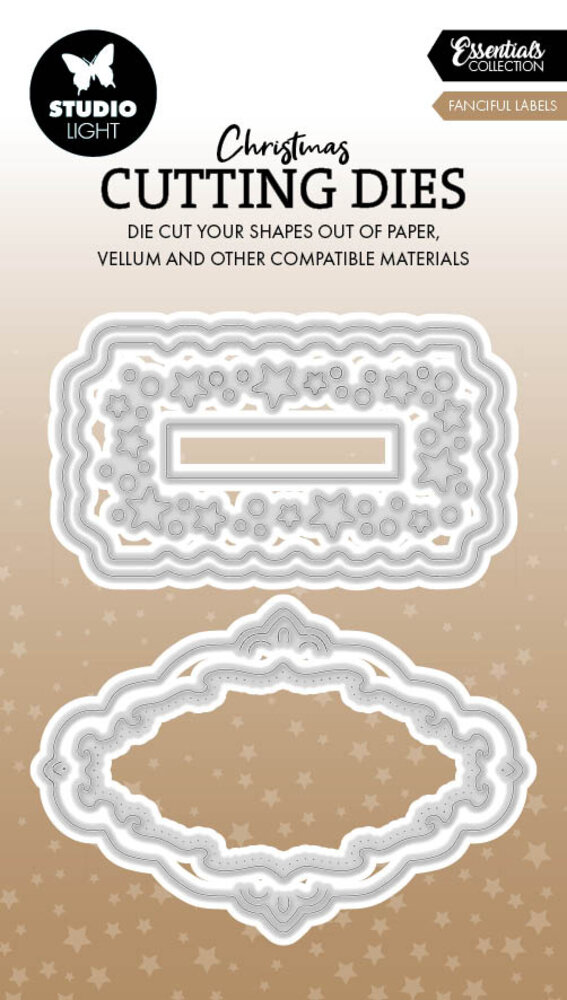 Studio Light Fanciful Labels Christmas Cutting Die (SL-ES-CD1018) Studio Light Fanciful Labels Christmas Cutting Die (SL-ES-CD1018)