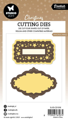 Studio Light Fanciful Labels Christmas Cutting Die (SL-ES-CD1018) Studio Light Fanciful Labels Christmas Cutting Die (SL-ES-CD1018)