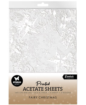 Studio Light Fairy Christmas A5 Christmas Acetate Sheets (SL-ES-ACS18) Studio Light Fairy Christmas A5 Christmas Acetate Sheets (SL-ES-ACS18)