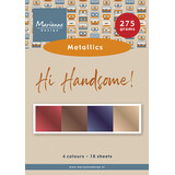 Marianne Design Hi Handsome! A5 Metallics Cardstock (PK9210)