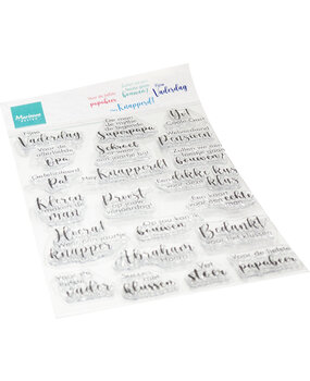 Marianne Design Clear Stamps Voor de Man (CS1172) Marianne Design Clear Stamps Voor de Man (CS1172)