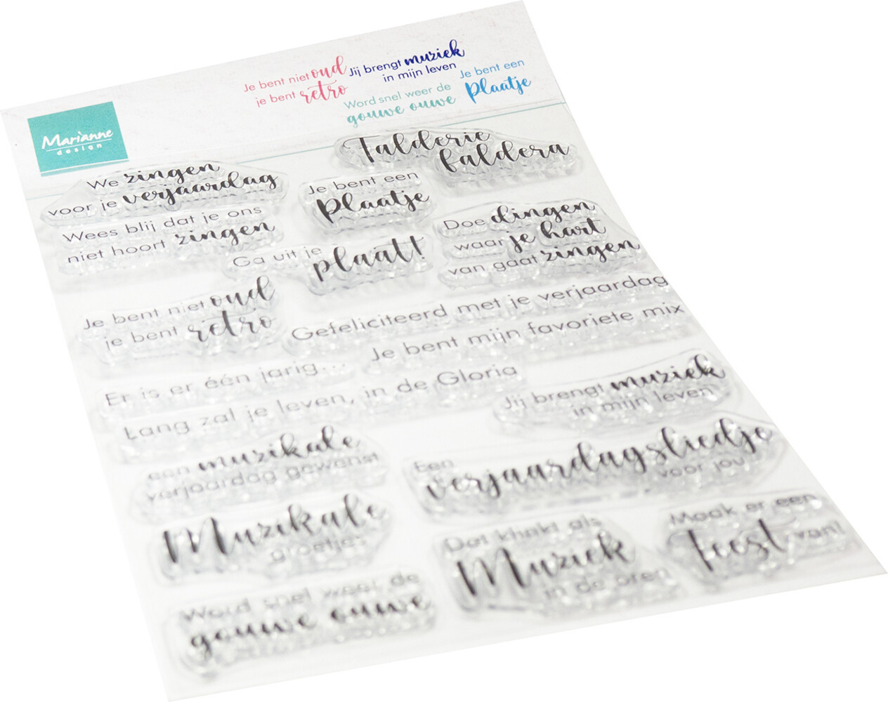 Marianne Design Clear Stamps Falderie Faldera (CS1173) Marianne Design Clear Stamps Falderie Faldera (CS1173)