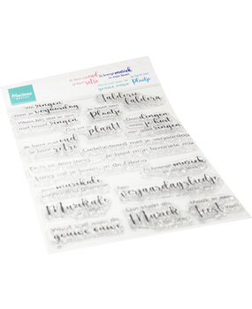 Marianne Design Clear Stamps Falderie Faldera (CS1173)