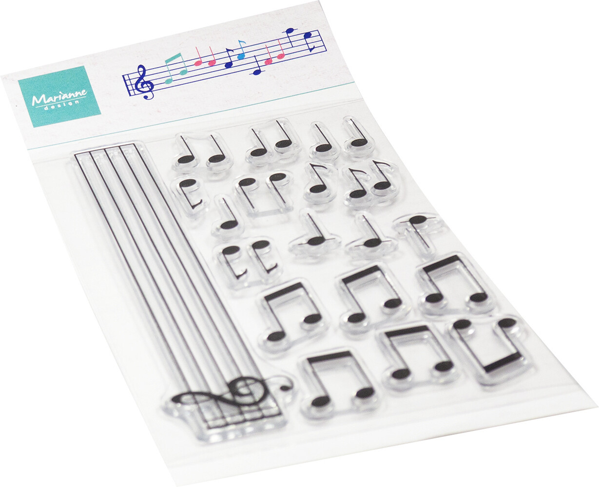 Marianne Design Clear Stamps Musical Notes (CS1175) Marianne Design Clear Stamps Musical Notes (CS1175)