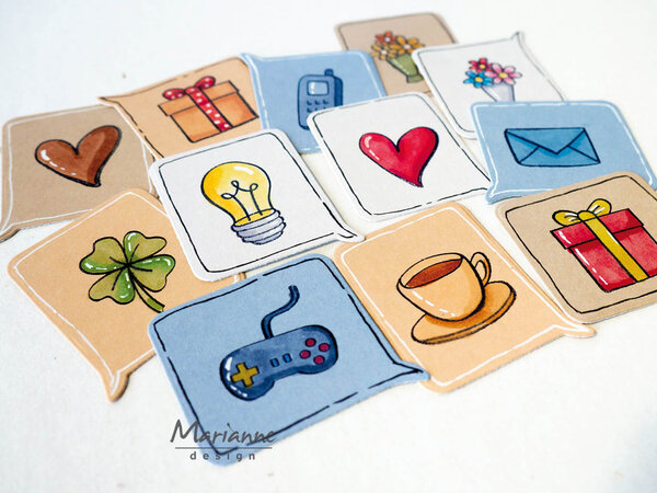 Marianne Design Clear Stamps Chat Bubbles (CS1176) Marianne Design Clear Stamps Chat Bubbles (CS1176)