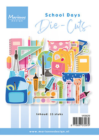 Marianne Design Die-cuts School Days (VK9629) Marianne Design Die-cuts School Days (VK9629)