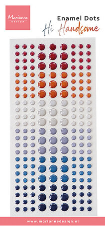 Marianne Design Enamel Dots Hi Handsome! (PL4538) Marianne Design Enamel Dots Hi Handsome! (PL4538)