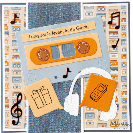 Marianne Design Craftable Punch Die XL - Music (CR1694)