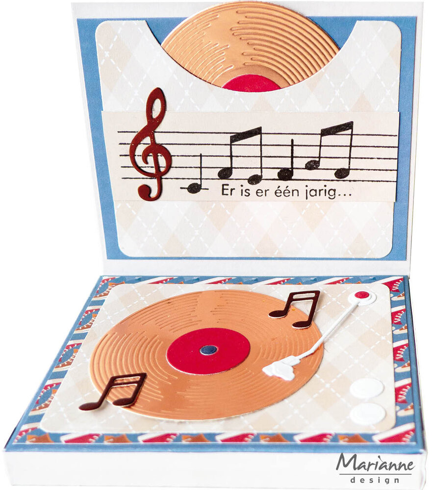 Marianne Design Craftable Punch Die XL - Music (CR1694)