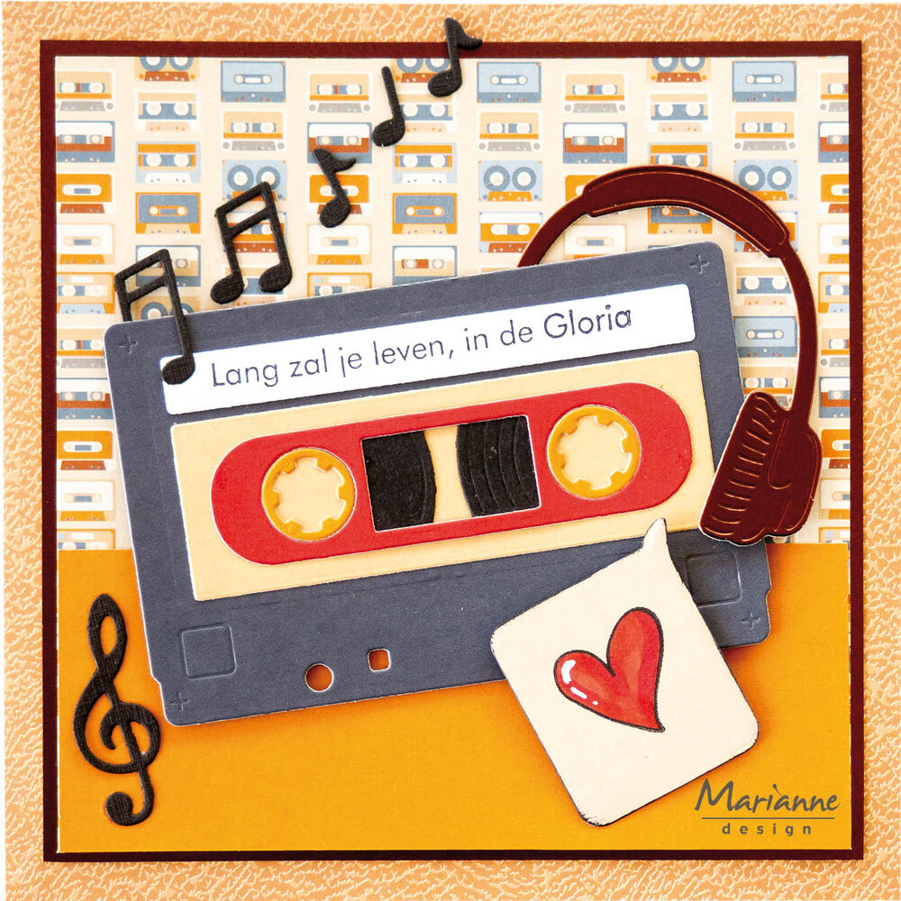 Marianne Design Craftable Punch Die XL - Music (CR1694)