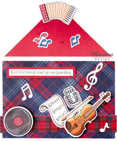 Marianne Design Craftable Punch Die XL - Music (CR1694)