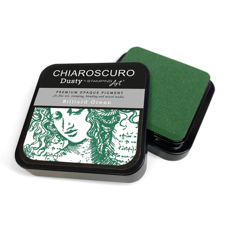 Ciao Bella Chiaroscuro Dusty Ink Pad Billiard Green (PKD126) Ciao Bella Chiaroscuro Dusty Ink Pad Billiard Green (PKD126)