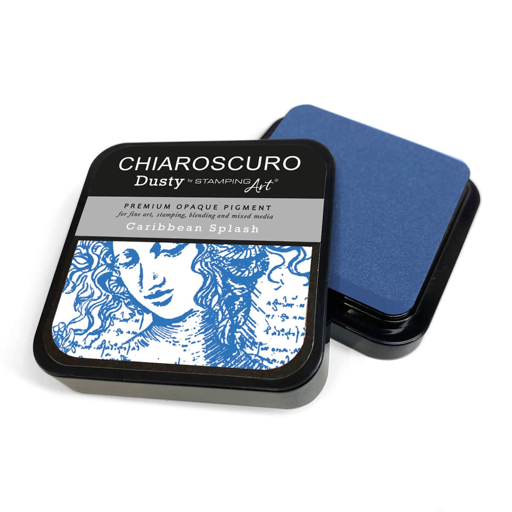Ciao Bella Chiaroscuro Dusty Ink Pad Caribbean Splash (PKD120) Ciao Bella Chiaroscuro Dusty Ink Pad Caribbean Splash (PKD120)
