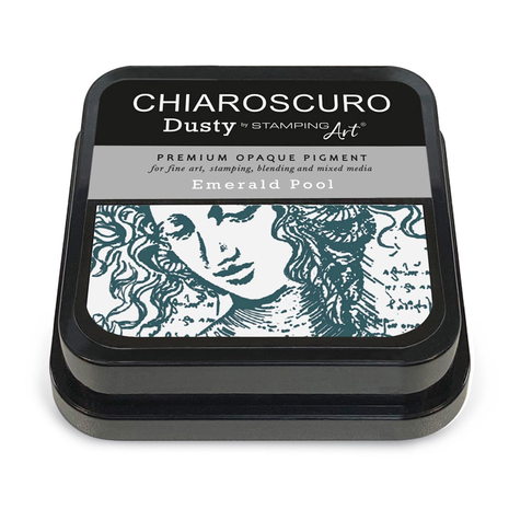 Ciao Bella Chiaroscuro Dusty Ink Pad Emerald Pool (PKD125) Ciao Bella Chiaroscuro Dusty Ink Pad Emerald Pool (PKD125)