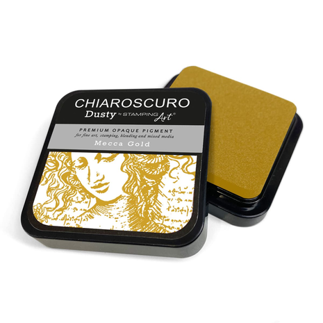 Ciao Bella Chiaroscuro Dusty Ink Pad Mecca Gold (PKD108) Ciao Bella Chiaroscuro Dusty Ink Pad Mecca Gold (PKD108)
