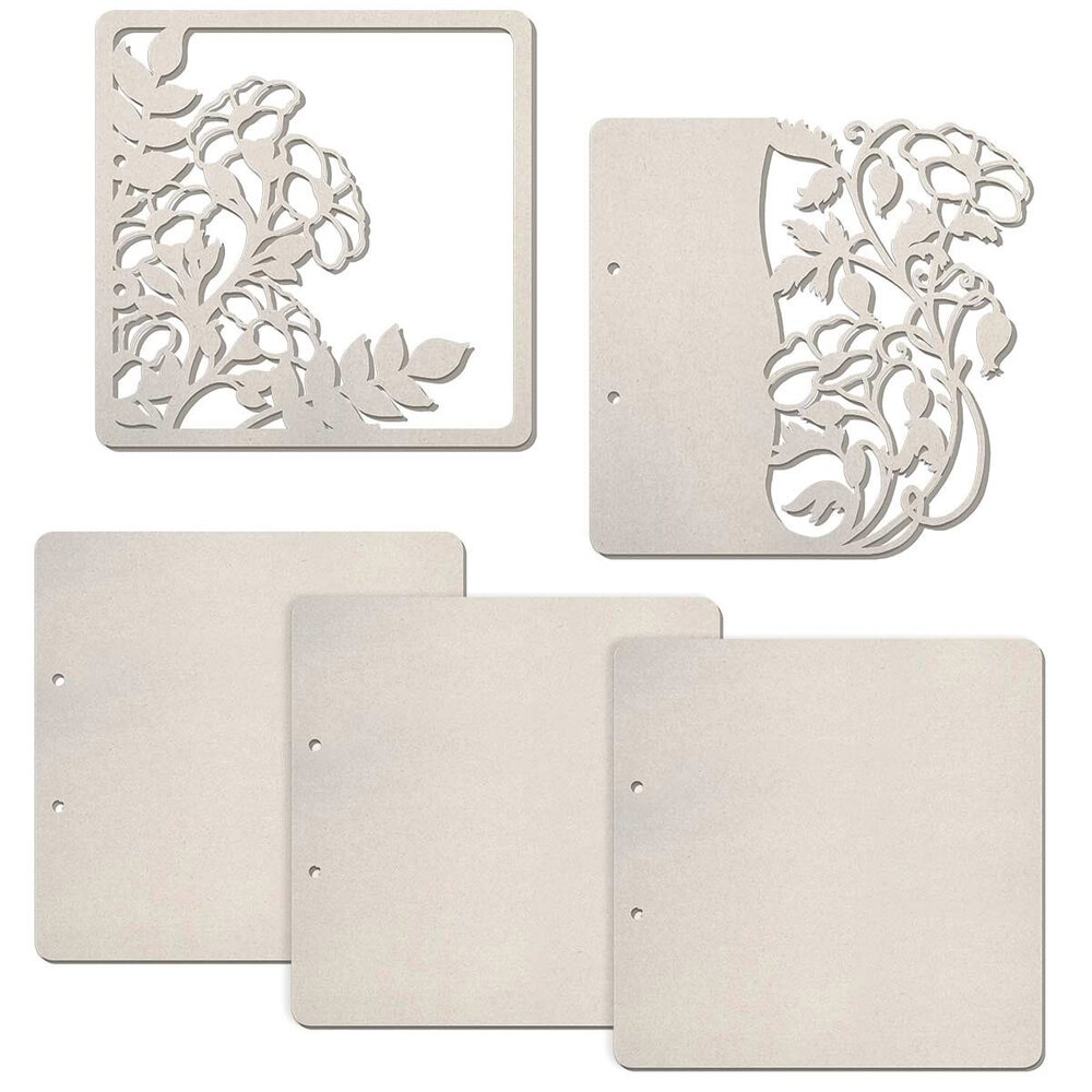 Ciao Bella Violets Album Pages (5pcs) (KSV022)