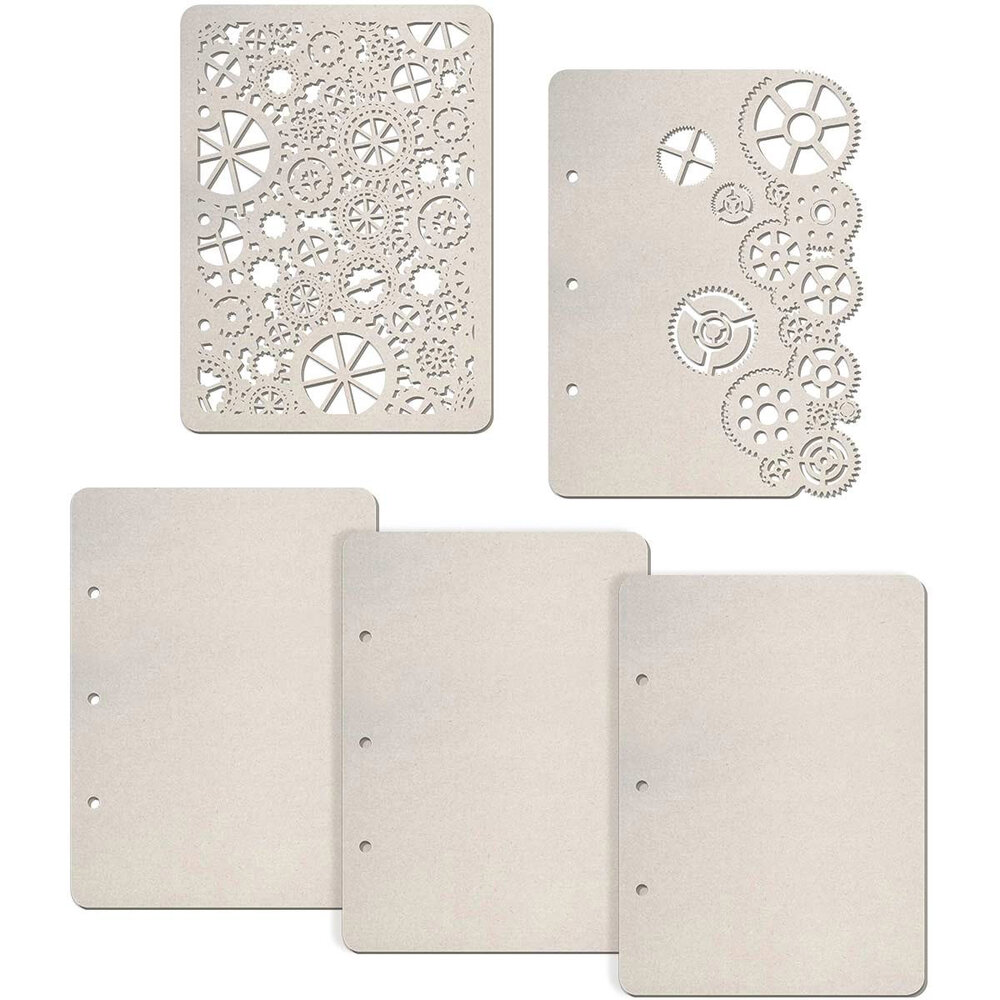 Ciao Bella Gears Album Pages (5pcs) (KSV013)