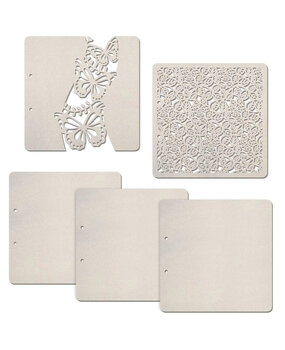 Ciao Bella Butterflies Album Pages (5pcs) (KSV028)