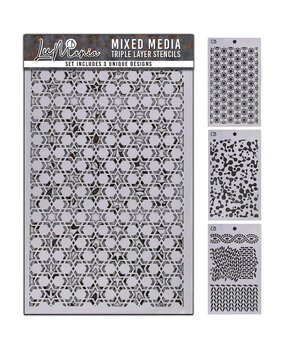 Ciao Bella Stencil Mix Triple Layer Set #001 (MD001)